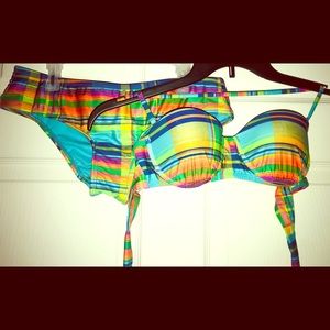 🔶 Hobie Girl’s bikini swimsuit Size M Sold as is.